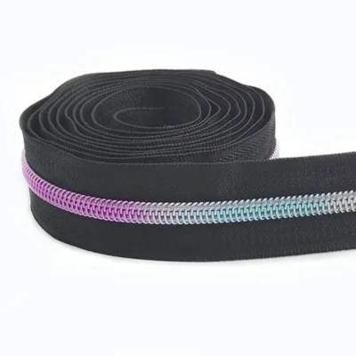 2/5/8/10M 5# Meetee Sewing Nylon Zipper Tape Clothes Zippers Puller Head Bag Jacket Zip Coil Closure Replace Repair Accessories