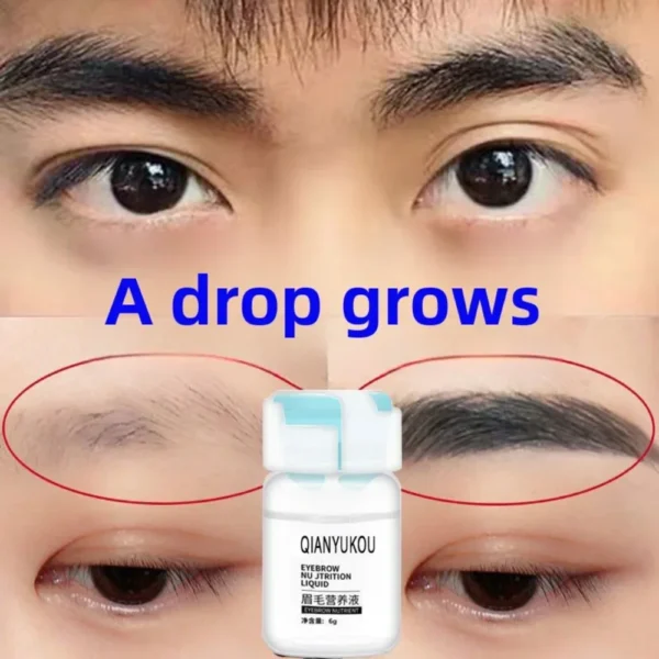 Eyebrow Growth Serum Eyelash Hair Growth Anti Hairs Loss Product Prevent Baldness Fuller Thicker Lengthening Eyebrow Makeup 30ml
