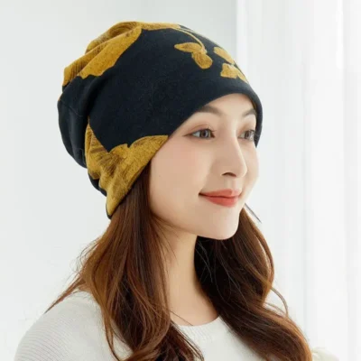 Fashion Double Head Cap Bib Twist Cap Multi-Functional Printed Scarf Cover Cap Neck Cap Face Mask Headscarf Cap C081
