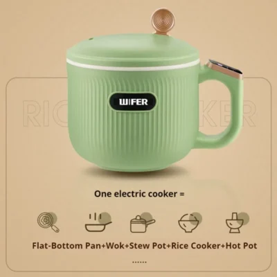 Mini Electric Hot Pot Multifunctional Integrated 2026 New Small Home Kitchen Appliance for Dormitory Instant Noodle Maker