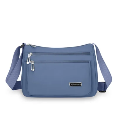 Fashion Multi-Layer Hot Sale Of The Season Women's Crossbody Bag Lightweight Waterproof Nylon Bag for Work Single Shoulder Bag