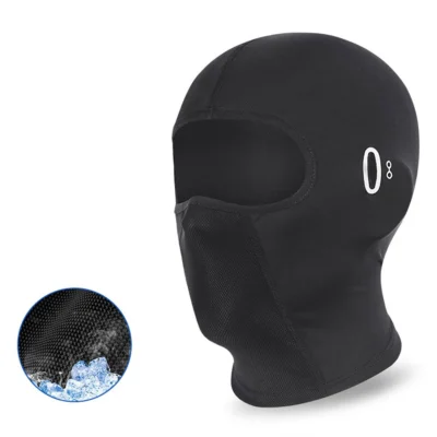 UV Protection Full Face Mask Hiking Ice Silk Sun Hat Men Women Balaclava Sunglasses Holes Scarf Cooling Cycling Face Cover Beach