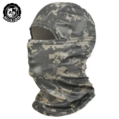 Musion Motorcycle Balaclava Sun Protection Full Face Mask Breathable Mesh Airsoft Mask Balaclava Bicycle Cycling Head Cover Unde