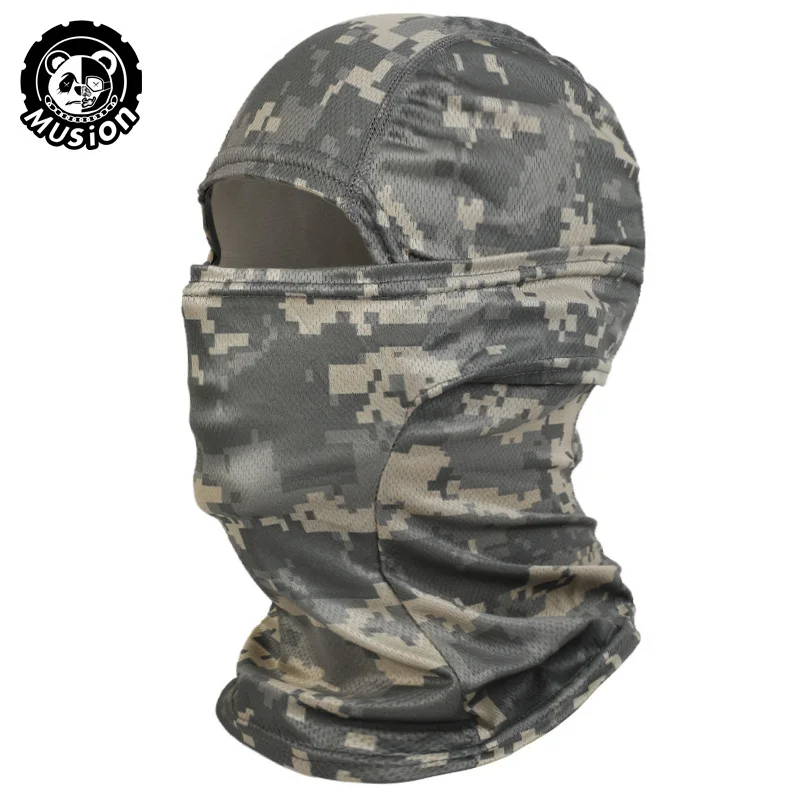 Musion Motorcycle Balaclava Sun Protection Full Face Mask Breathable Mesh Airsoft Mask Balaclava Bicycle Cycling Head Cover Unde