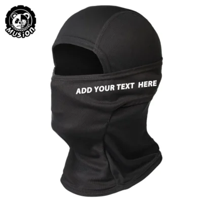 Musion Customized Full Face Mask Sweat-absorbing Balaclava High-stretch Helmet Liner for Cycling and Riding Motorcycle