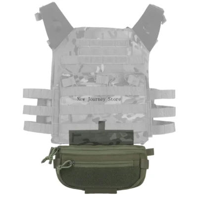 Tactical Hanger Pouch Compact Abdominal Dangler Pack Quick Release Shoulder Bag Integrates Hunting Vest Plate Carrier Airsoft