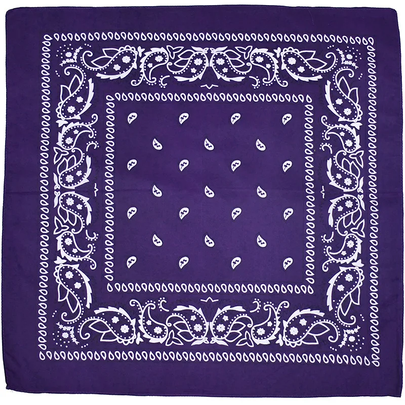 55cm*55cm Outdoor Sports Bandana Scarf Face Mask Riding Camping Cycling Headscarf Tube Wristband Paisley Headband Women Men