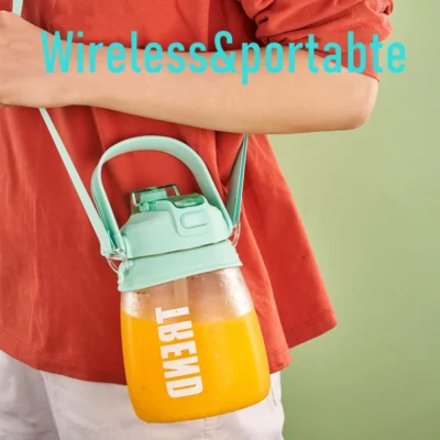 Multifunctional mini electric portable Juicer Blender juice cup  USB 1100ML travel handheld fruit smoothie Shakes Juicing Cup