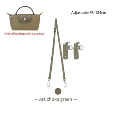 Cow Leather Replacement Crossbody Bag Strap Fit for Longchamp 2025 Mocha Moka mini shoulder strap without punching modification