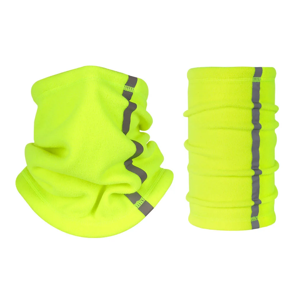 GTUBIKE Winter Warm Fleece Neck Scarves Reflective Skiing Neck Cover Mask Motorcycle Half Face Mask Scarf Riding Windproof