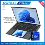 New 15.6inch+7inch Dual-screen Business Touch Screen Laptop with Intel N150 and IPS Touch Pressure-sensitive Stylus 16G 512G
