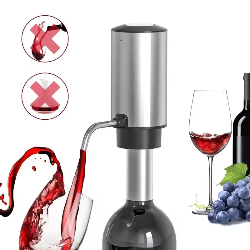 Rechargeable Electric Wine Aerator Dispenser Automatic Wine Decanter Intelligent Electric Wine Dispenser Party Kitchen Tool Gift