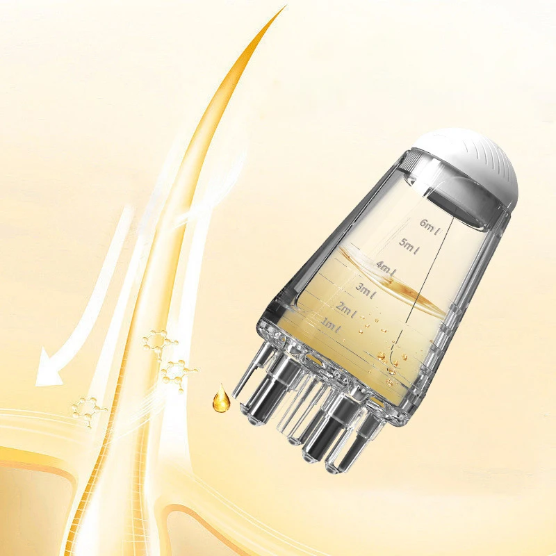 Mini Portable Scalp Applicator Liquid Comb Hair Roots Massage Medicine Comb Hair For Hair Growth Serum Oil Nourish