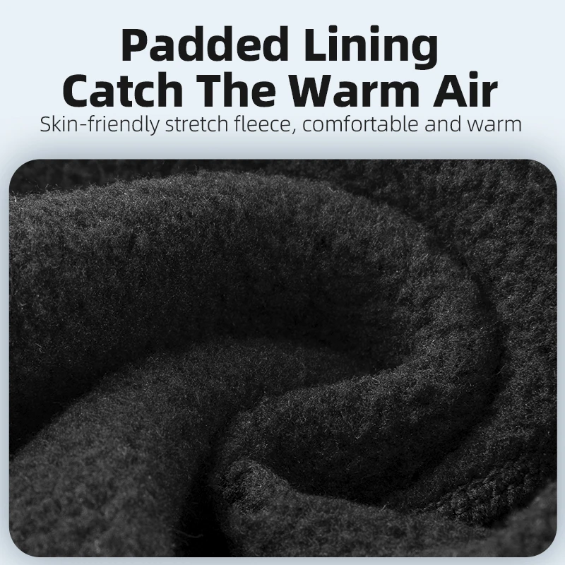 ROCKBROS Winter Thermal Fleece Bicycle Caps Bike Balaclava Sports Running Motorcycle Windproof Keep Warm Cycling Face Mask
