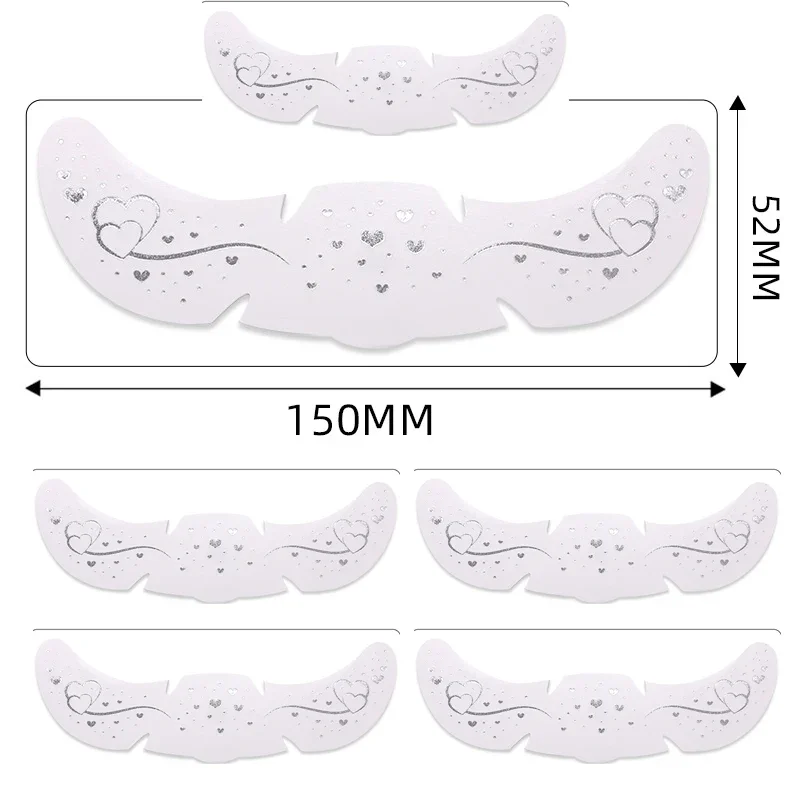 6Pcs/Set Glitter Skincare Freckles Face Tattoo Sparkle Temporary Tattoo Bow Love Kiss Makeup Patch Valentine's Day Face Tattoo