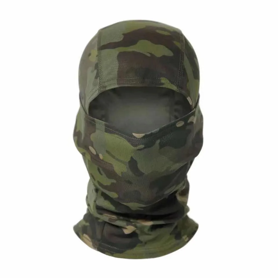 Camouflage Balaclava Cycling Full Face Mask Outdoor Fishing Hood Protection Quick Dry Summer Sun Ultra UV Protection