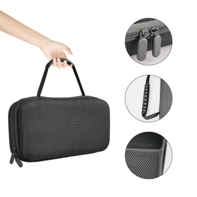 Hard EVA Microphone Storage Bag Transmitter Box Portable Bluetooth K Song Travel Carrying Case