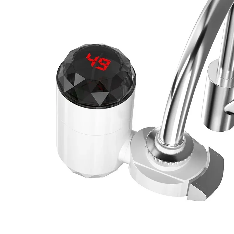 3000W Kitchen Electric Water Heater Tap Instant Hot Water Faucet Heater Cold Heating Faucet Tankless Instantaneous Water Heater