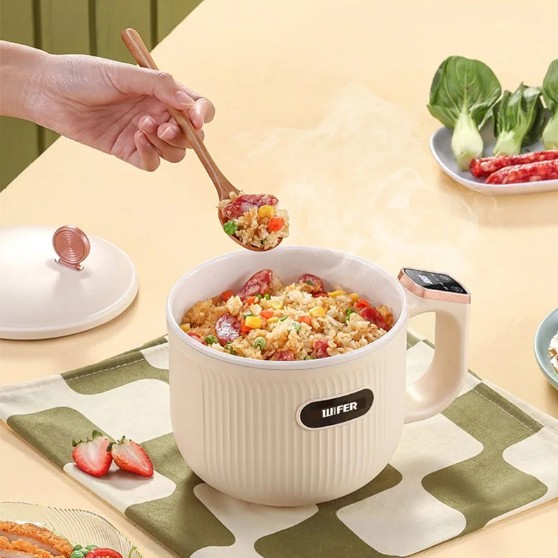 Mini Electric Hot Pot Multifunctional Integrated 2026 New Small Home Kitchen Appliance for Dormitory Instant Noodle Maker