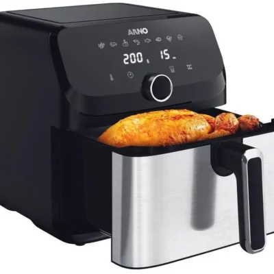 Electric Fryer No Oil/Air Fryer Arno Expert Maxxi AFD7 with Timer Inox 7.5L-220V