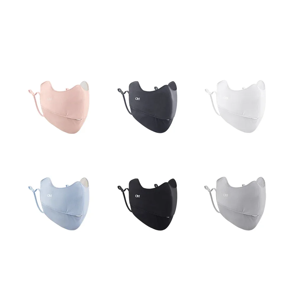 OhSunny Women Sun Protective Face Mask  New UPF 50+ Breathable Washable Quick Dry Canthus Protection for Outdoors Cycling