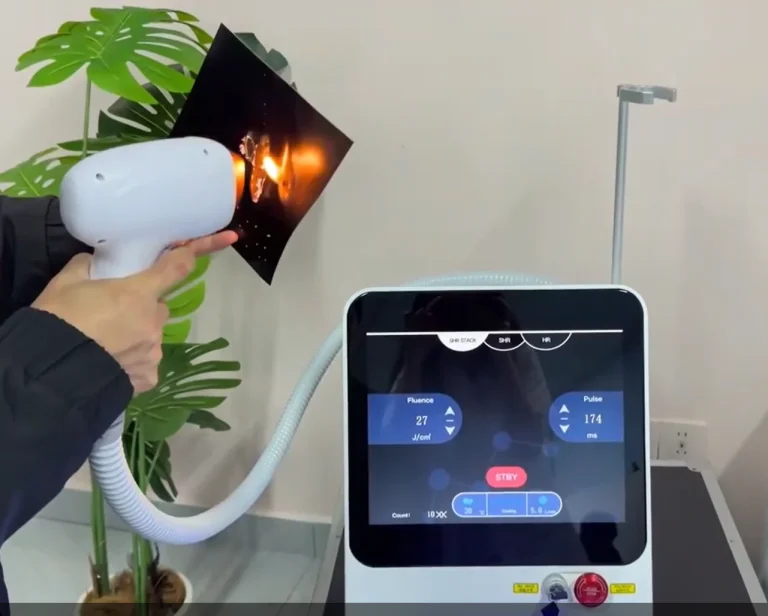 10bars Semiconductor diode laser hair removal mechanism cold and painless, 4 wavelength 755 808 940 1064nm device