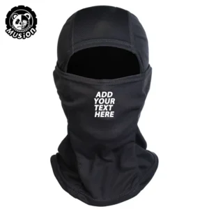 Musion Customized Full Face Mask Sweat-absorbing Balaclava High-stretch Helmet Liner for Cycling and Riding Motorcycle