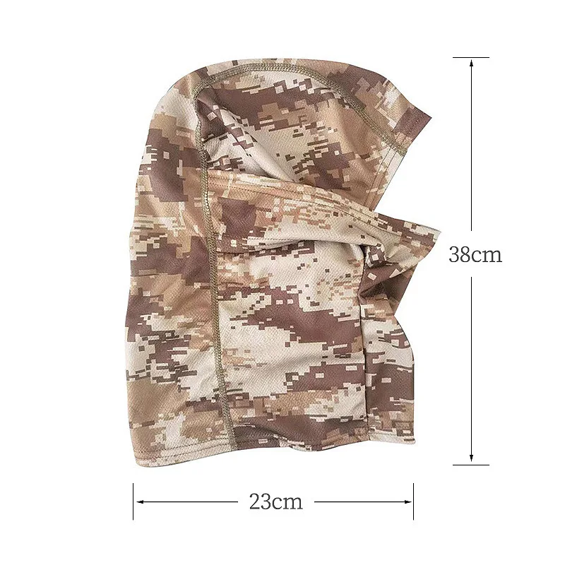 Camouflage Balaclava Hat Cycling Full Face Mask Outdoor Sports Hunting Hiking Ski Camo Mask Motorcycle Helmet Inner Cap