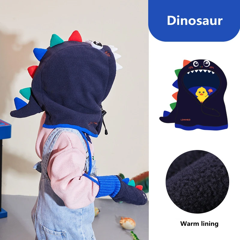 Kids Winter Fleece Warmer Balaclava Cap Thermal Tactical Military Helmet Windproof Full Face Mask Cover Ski Beanies For Boy Girl