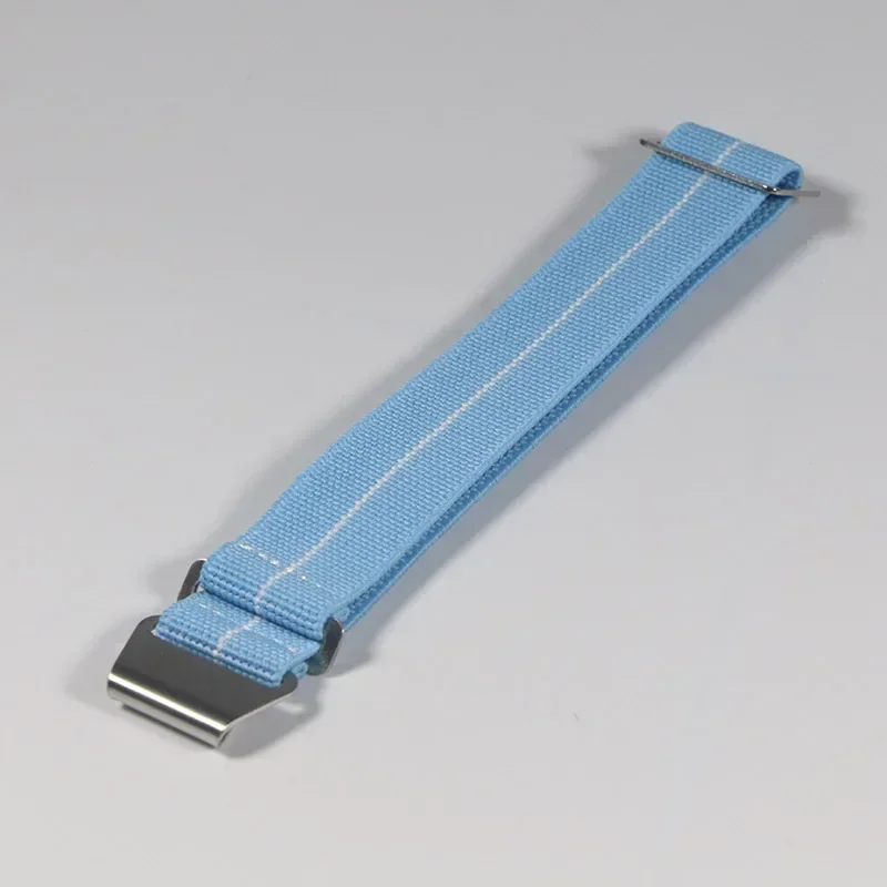 60s French Troops Parachute Bag Elastic Watch Strap 20mm 22mm Nylon Watchbands Man's Universal Smart Watch Fabric Wristband