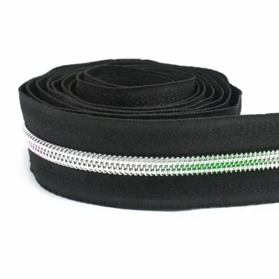 2/5/8/10M 5# Meetee Sewing Nylon Zipper Tape Clothes Zippers Puller Head Bag Jacket Zip Coil Closure Replace Repair Accessories