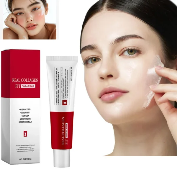 1/2PCs Moisturizing Collagen Night Wrapping Mask Elasticity Hydration Collagen Peel off Face Mask For Glowing Skin Face Care