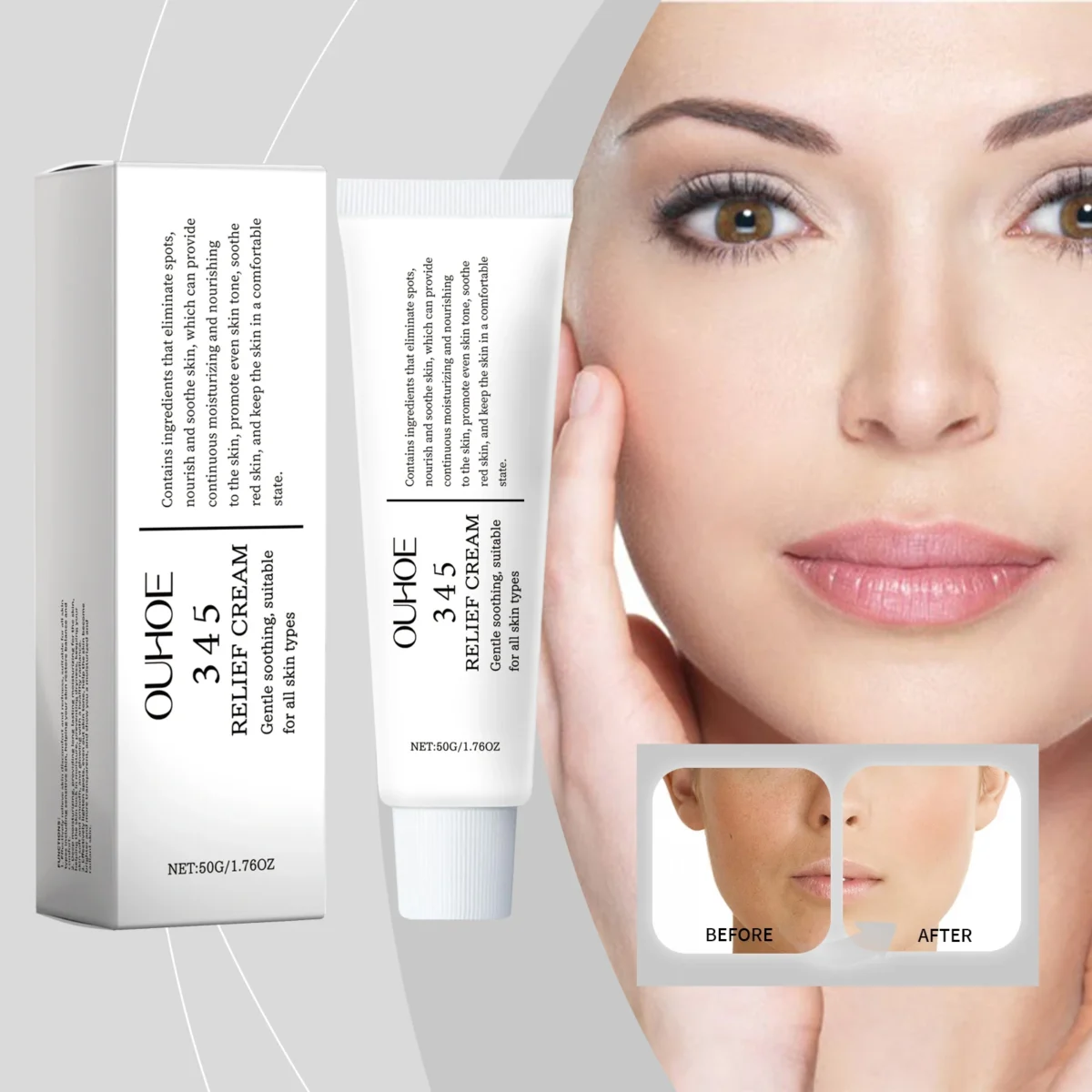 For 345 Relief Cream Address Blemishes Nourish The Skin And Provide Soothing Care Resulting In A Well-Rounded Skincare Solution