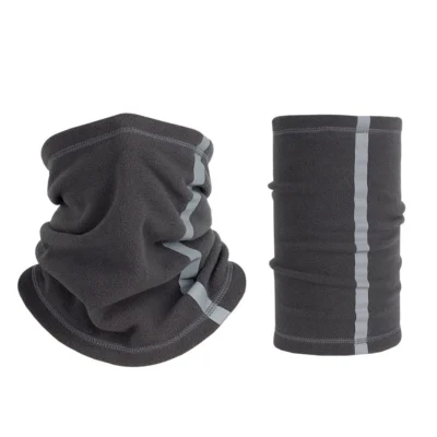 GTUBIKE Winter Warm Fleece Neck Scarves Reflective Skiing Neck Cover Mask Motorcycle Half Face Mask Scarf Riding Windproof