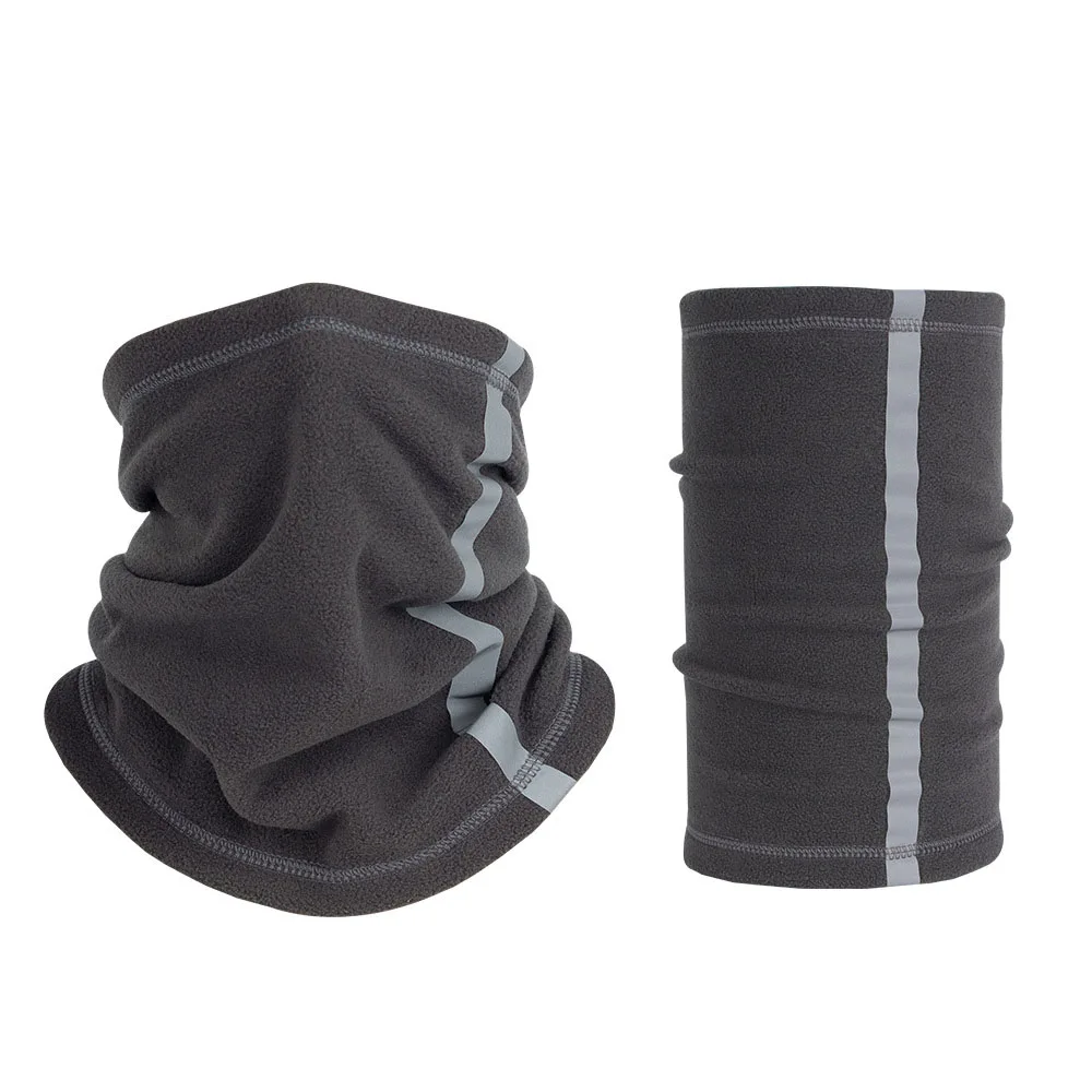 GTUBIKE Winter Warm Fleece Neck Scarves Reflective Skiing Neck Cover Mask Motorcycle Half Face Mask Scarf Riding Windproof