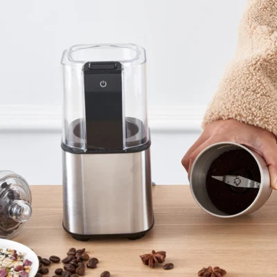 220V Mini Electric Coffee Grinder Cafe Grass Nuts Herbs Grains Pepper Tobacco Spice Multifunction Grinding Machine 200W Grinders