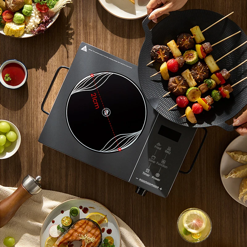 2200W Electric Ceramic Stove Cooktop Tea Maker Electric Hot Plate Heater Stove Heating Furnace Tea Stove Home Water Boiler 220V