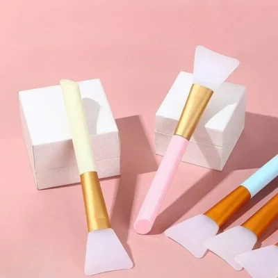 Candy Color Silicone Brush Gel Flexible Facial Mud Soft Tip Applicator Making Tools Face Mask Glue Brush Care Tools Supplies New