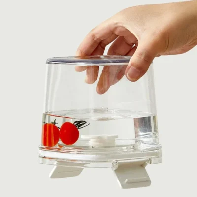 Plastic Vacuum Sealed Tank Electric Coffee Vacuum Container Kitchen Food Grains Candy Storage Box Fresh-keeping Tea Canister
