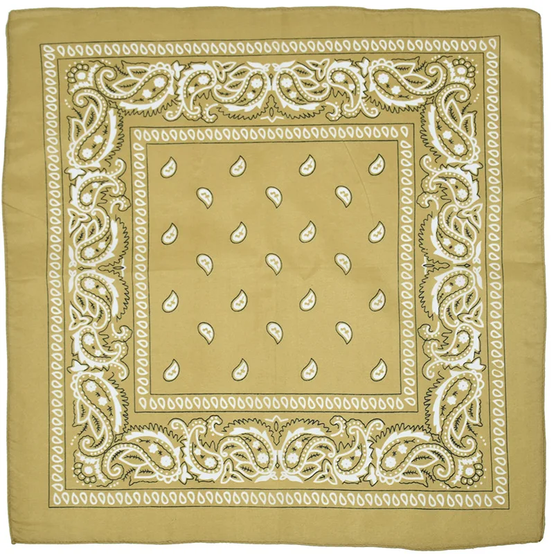 55cm*55cm Outdoor Sports Bandana Scarf Face Mask Riding Camping Cycling Headscarf Tube Wristband Paisley Headband Women Men
