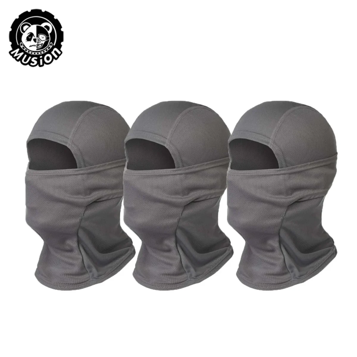 Musion Motorcycle Balaclava Sun Protection Full Face Mask Breathable Mesh Airsoft Mask Balaclava Bicycle Cycling Head Cover Unde