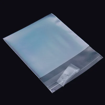 50pcs Transparent Holographic Laser Self Adhesive Bag Aurora Color Pouches for DIY Jewelry Badge Gift Package Storage Bags