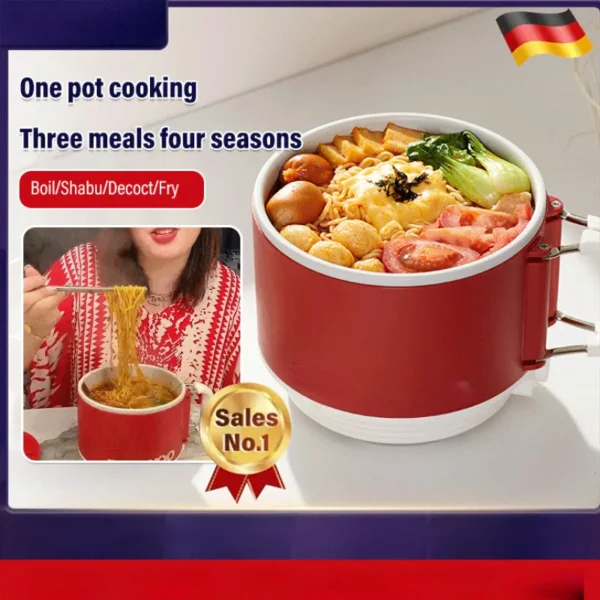 Multifunctional Electric Cooker Handle Foldable Electric Cooker