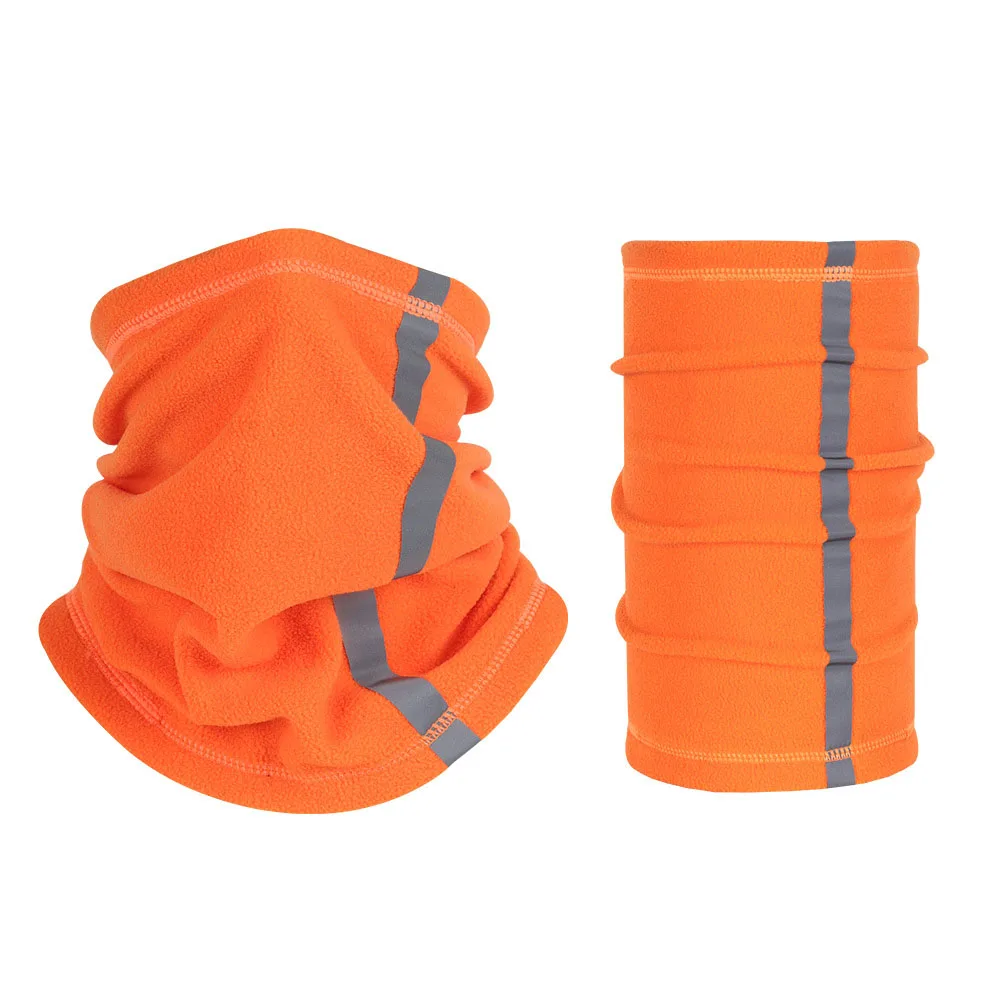 GTUBIKE Winter Warm Fleece Neck Scarves Reflective Skiing Neck Cover Mask Motorcycle Half Face Mask Scarf Riding Windproof