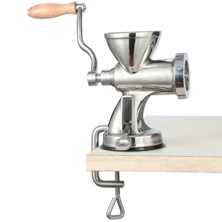 Stainless steel manual meat grinder manual beef sausage machine minced meat tool multifunctional food processor