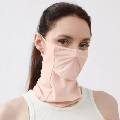 Outdoor Sunscreen Face Mask Golf Sun Proof Ice Silk Bib Men Women Fishing Riding UV Protect Neckline Mask Summer Sun Proof Mask