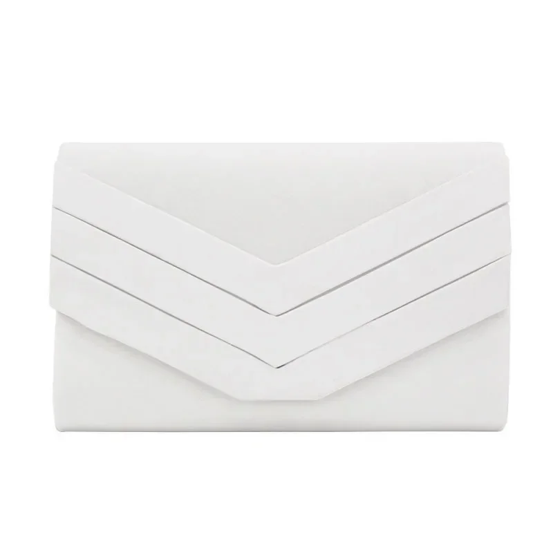 2024 Women Envelope Dinner Bag Single Shoulder Bag Crossbody Bag Velvet Handheld Bag Long Wallet Clutches for Party Wedding ﻿