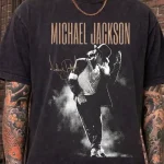Michael jackson movie T-shirt 2026 summer Street unisex 100% 100% cotton Tees Portrait Loose Casual Y2K Loose quality shirt