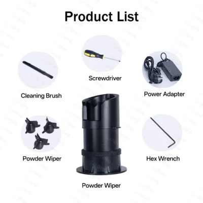 CAFOVO ECC20 58mm Electric Portafilter Cleaner Machine 352RPM Auto Coffee Filter Cleaner Coffee Machine Cleaner Cafe Equipment
