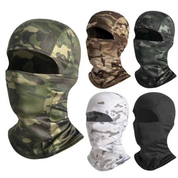 Summer Sunscreen Tight Walking Neck Full Face Mask Outdoor Fishing Hood Protection Quick Dry Summer Sun Ultra UV Protection